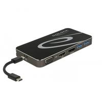 DeLOCK Dockingstation USB Type-C 3.2 4K HDMI DP / 1080p VGA, Hub USB e PD 3.0 - Nouvo