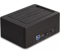 Delock Doppia docking station USB per 2 HDD/SSD SATA con funzione di clonazione e cancellazione NEW