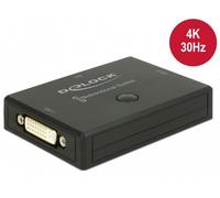 Delock DVI 2 - 1 interruttore bidirezionale 4K 30 Hz NEW