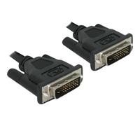 Cavo DVI DELOCK 24+1 0.5m maschio/maschio nero ad alte prestazioni