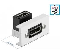 Delock Easy 45 Modulo DisplayPort angolato a 90° 22,5 x 45 mm NEW