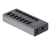 DeLOCK 63669 hub di interfaccia USB 3.2 Gen 1 (3.1 Gen 1) Type-B 5000 Mbit/s Grigio