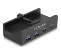 Delock Externer USB 5 Gbps 4 Port Hub 2 x Typ-A und 2 Type-C Desktop 64262