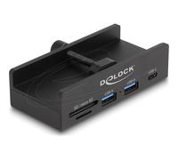 Delock Externer USB 5 Gbps Hub con 2 x Typ-A 1 Type-C e SD+ Micro Slot 64263