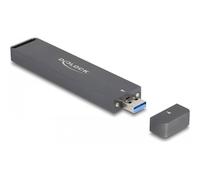 DeLOCK Alloggiamento esterno per M.2 NVME PCIe SSD o SATA SSD con USB 10 Gbps Tipo-A maschio