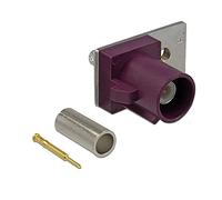 DELOCK Fakra - Spina a molla per crimpare 1 foro preforato