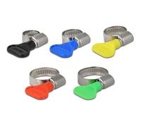 Delock Fascetta per tubo flessibile con dado ad aletta, confezione da 10 pezzi