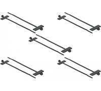 Delock Fascette con campo di etichettatura L 200 x L 2,5 mm nero 10 pezzi NEW