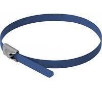 Delock Fascette fermacavo in acciaio inossidabile L 300 x P 4,6 mm blu 10 pezzi NEW