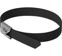 Delock Fascette fermacavo in acciaio inossidabile L 400 x L 7,9 mm nere 10 pezzi NEW