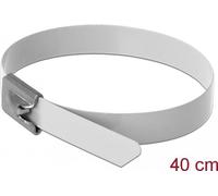 Delock Fascette fermacavo in acciaio inossidabile L 400 x P 7,9 mm bianche 10 pezzi NEW