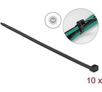 Delock Fascette fermacavo resistenti ai raggi UV L 1220 x L 9,0 mm nere 10 pezzi NEW