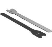 Delock Fascette in velcro L 240 mm x L 13 mm 10 pezzi nere NEW