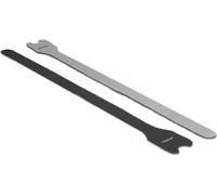 Delock Fascette in velcro L 300 mm x L 12 mm 10 pezzi nere NEW