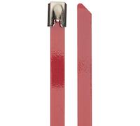 Delock Fascette per Cavi in Acciaio Inox, Lunghezza 300 x Larghezza 7,9 mm, 10 Pezzi, Colore: Rosso