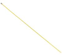 Delock Fascette per Cavi in Acciaio Inox, Lunghezza 500 x Larghezza 4,6 mm, 10 Pezzi, Colore: Giallo