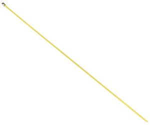 Delock Fascette per Cavi in Acciaio Inox, Lunghezza 500 x Larghezza 4,6 mm, 10 Pezzi, Colore: Giallo