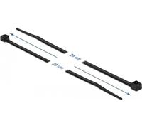 Delock Fascette per cavi resistenti al calore L 200 x L 3,6 mm nere 100 pezzi NEW