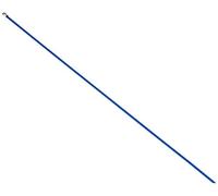 DeLock - Fascette stringicavo in Acciaio Inox, 500 x 4,6 mm, 10 Pezzi, Colore: Blu