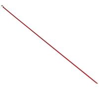 DeLock - Fascette stringicavo in Acciaio Inox, 500 x 4,6 mm, 10 Pezzi, Colore: Rosso