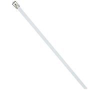 DeLock - Fascette stringicavo in Acciaio Inox, Lunghezza 200 x Larghezza 4,6 mm, 10 Pezzi, Colore: Bianco