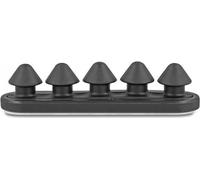 Delock Fermacavo con 5 boccole autoadesive nere set 2 pezzi NEW