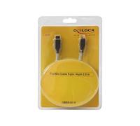 DELOCK 82589 - FireWire B 9 pin in connettore / 4 pin Pin connettore 2,0 m