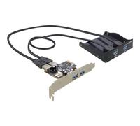Delock Front Panel + PCI Express Card PCIe USB 3.2 Gen 1 (3.1 Gen 1) 61893