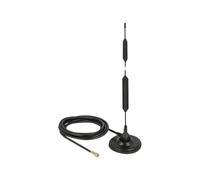 Delock Antenna GSM quad-band SMA plug 5 dBi fissa omnidirezionale con supporto magnetico e cavo di collegamento RG-58 3 NEW