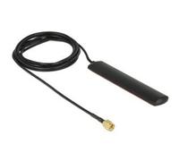 Delock GSM UMTS LTE WLAN 2.4 GHz antenna SMA plug 2 dBi montaggio adesivo omnidirezionale NEW
