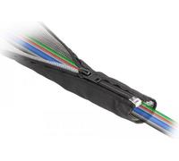 Delock Guaina intrecciata schermante EMC con cerniera resistente al calore 1 m x 30 mm nero (20848) NEW