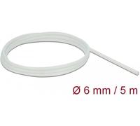 Delock Guaina protettiva intrecciata in fibra di vetro 5 m x 6 mm bianca NEW
