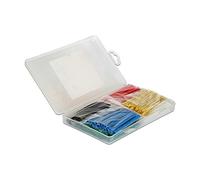 DELOCK 86278 - Assortimento di guaine termirestringenti - 230 pezzi, colorati,