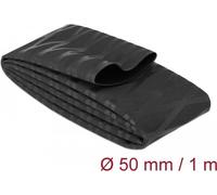 Delock Guaina termoretraibile con motivo a X antiscivolo 1 m x 50 mm nero NEW