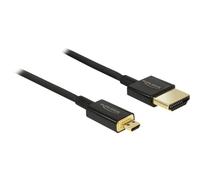 Delock HDMI-A/HDMI Micro-D 2 m 2 m HDMI tipo A (Standard) HDMI tipo D 84783