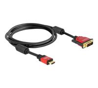 Delock HDMI DVI Cable 1.8m male / male 1,8 m HDMI DVI-D 5,1 Gbit/s 84342