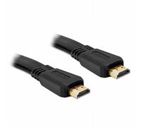 DELOCK HDMI Flachkabel Ethernet A -> A St/St 1.00m NUOVO