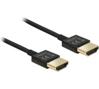 DELOCK HDMI Kabel Ethernet A -> A St/St 0.50m 3D 4 NUOVO