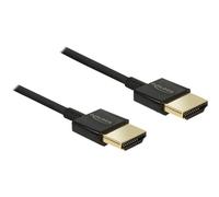 Cavo HDMI A maschio > HDMI A maschio High Speed 3D 4K Attivo Slim Nero