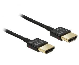 DELOCK HDMi-Kabel HighSpeed Ethernet A->A 4K 3D 0, NUOVO