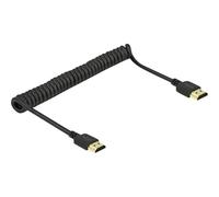 Delock Cavo HDMI a spirale 4K 60 Hz