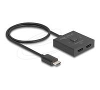 Delock HDMI Switch 2 auf 1 bidirektional 8K Switch di rete 5 Gbps 18901