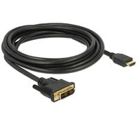 Delock HDMI to DVI 18+1 Cable Bidirectional Video Cable Adapter 3.0m 3,0 m