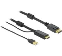 DELOCK HDMI zu DisplayPort Kabel 4K 30Hz NUOVO
