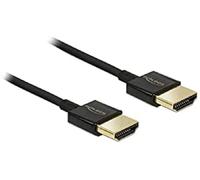 Delock High Speed HDMI Cable with Ethernet - HDMI-A Male to HDMI-A male 3D 4 K 1