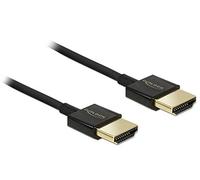 Delock High Speed HDMI Cable with Ethernet - HDMI A Plug - > HDMI-A Plug 3d 4 K