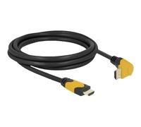 Delock High Speed HDMI Kabel Stecker gerade zu 90° oben gewinkelt Cavo 86989