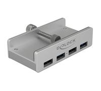 DELOCK 64046 - Hub USB 3.0 esterno a 4 porte con vite di fissaggio