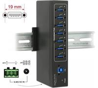 Delock Hub industriale esterno 7 x USB 3.0 Tipo-A con protezione ESD da 15 kV NEW