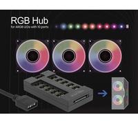 Delock Hub RGB per LED ARGB con 10 porte NEW